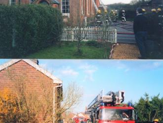  2002 Fire at  Methodist Chapel, New Street.