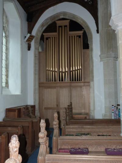 Father Willis organ side