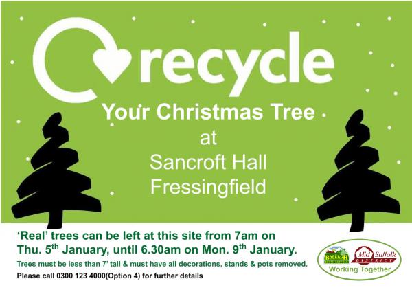 Recycle Christmas trees2023