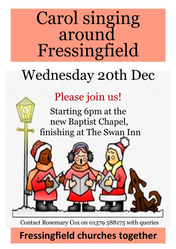 Fress carol singing 2023