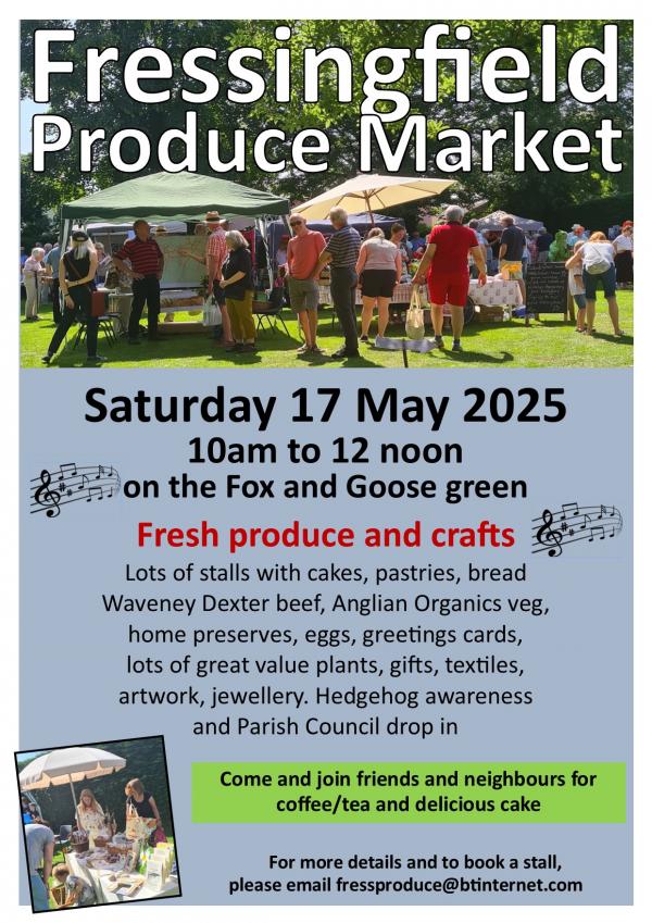 Produce market poster May 2027