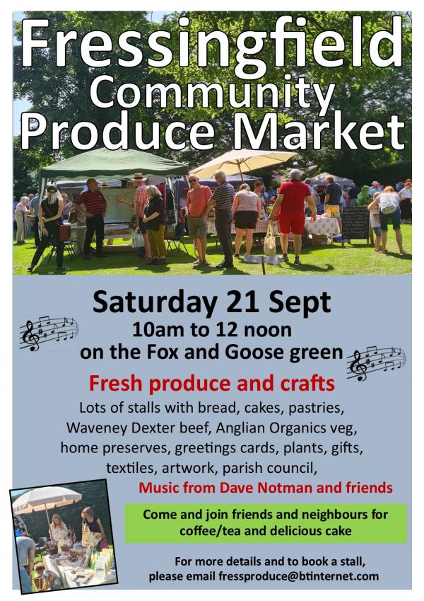 Produce market poster Sept 2024