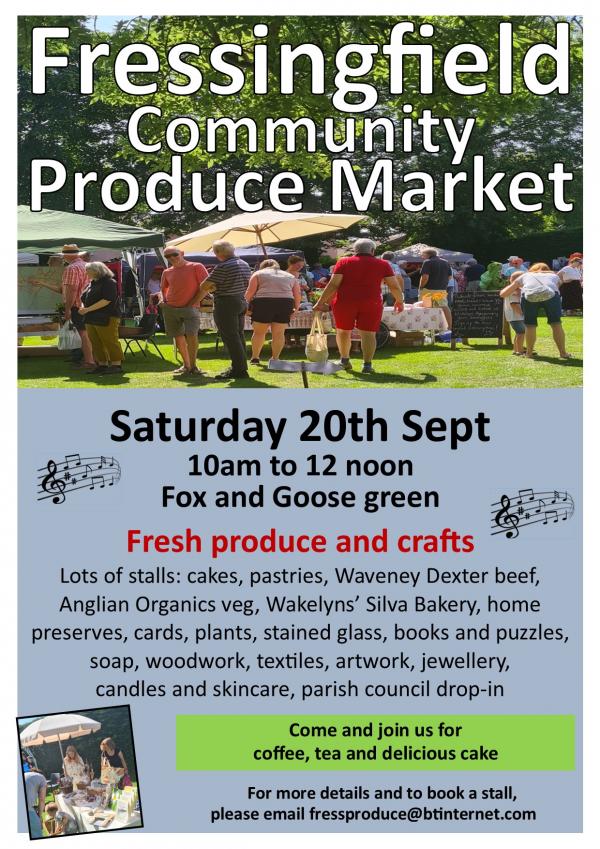 Produce market poster Sept 2026